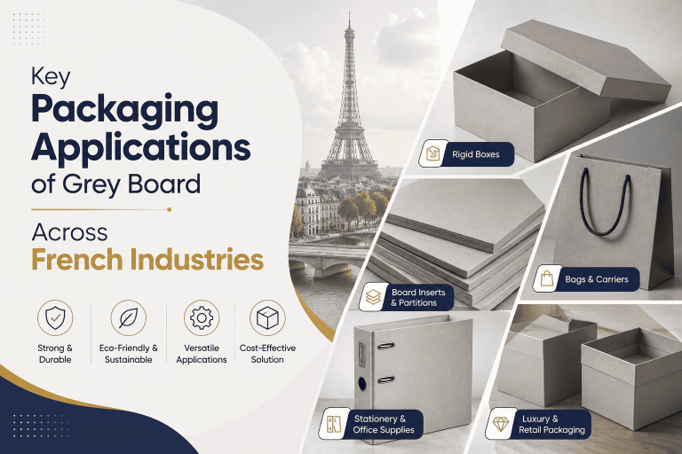 grey board for packaging France